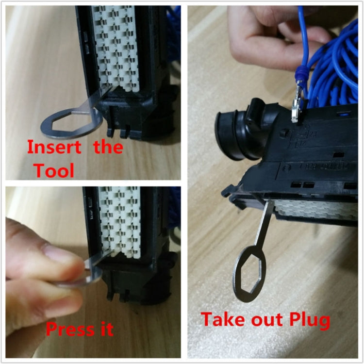 21 in 1 Car Plug Circuit Board Wire Harness Terminal Extraction Pick Connector Crimp Pin Back Needle Remove Tool, 21 in 1