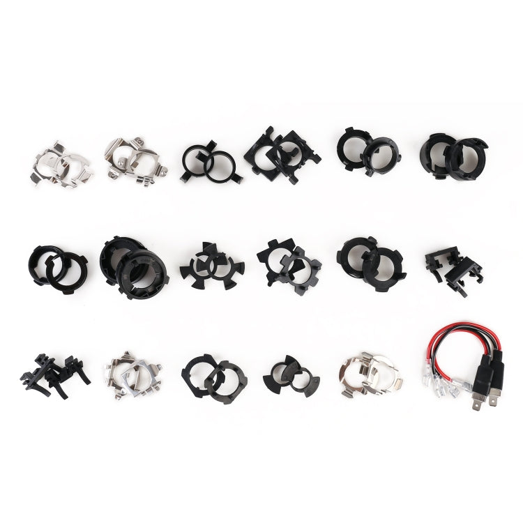 Car Headlight Bulb Base Retainer Holder Adapter Set, Retainer Holder