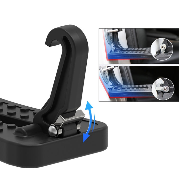 Multi-functional Car Door Sill Step Pedals Pads with Safety Hammer, Pedals Pads with Safety Hammer (Green), Pedals Pads with Safety Hammer (Red), Pedals Pads with Safety Hammer (Silver), Pedals Pads with Safety Hammer (Black)