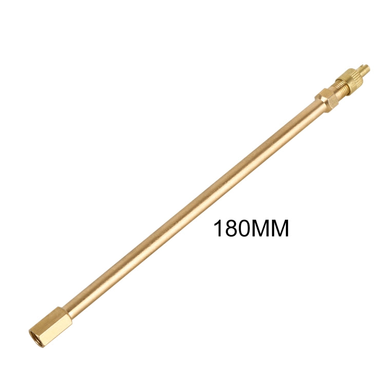 5 PCS Car Tires Valve Inflatable Extension Tube, Length: 180mm, 180mm, Pure Copper