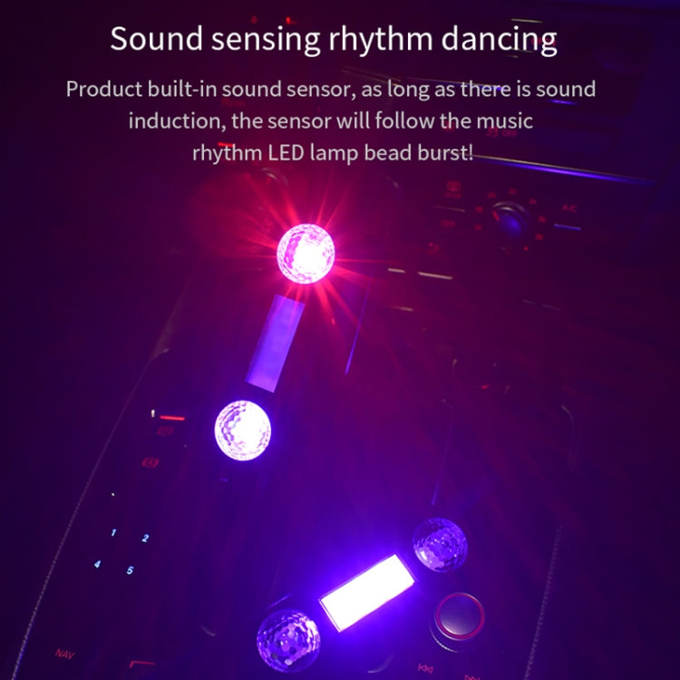D88 5V 2.5W Car Colorful Starry Sky Atmosphere Lamp without Remote Control, D88 without Remote Control