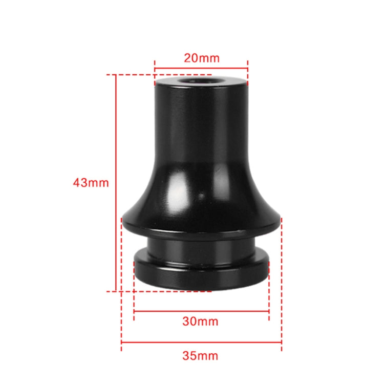 Car Gear Head Adapter Gear Lever Base Connector Stopper M12x1.25 with 3 Copper Adapter