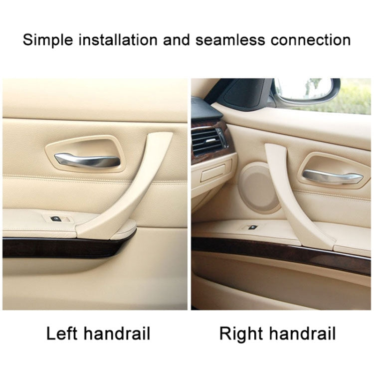 Car Left Side Door Outside Cover for BMW E90 2005-2012, Left and Right Drive Universal, Left Cover (Beige), Left Cover (Black), Left Cover (Grey)