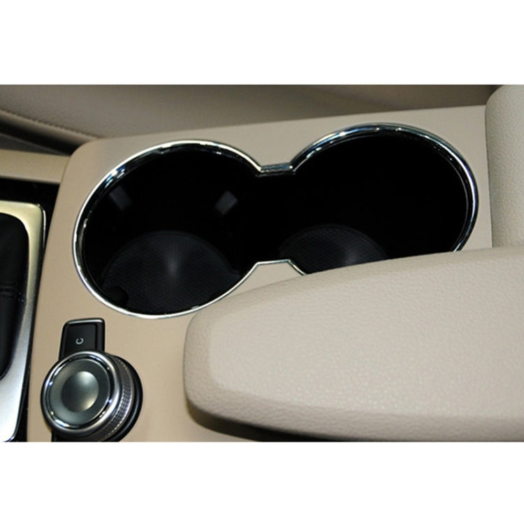 Car Central Control Storage Box Round Cover 2046800107 for Mercedes-Benz C-Class W204 2007-2014, Left Driving, Round, Round (Grey), Round (Beige)