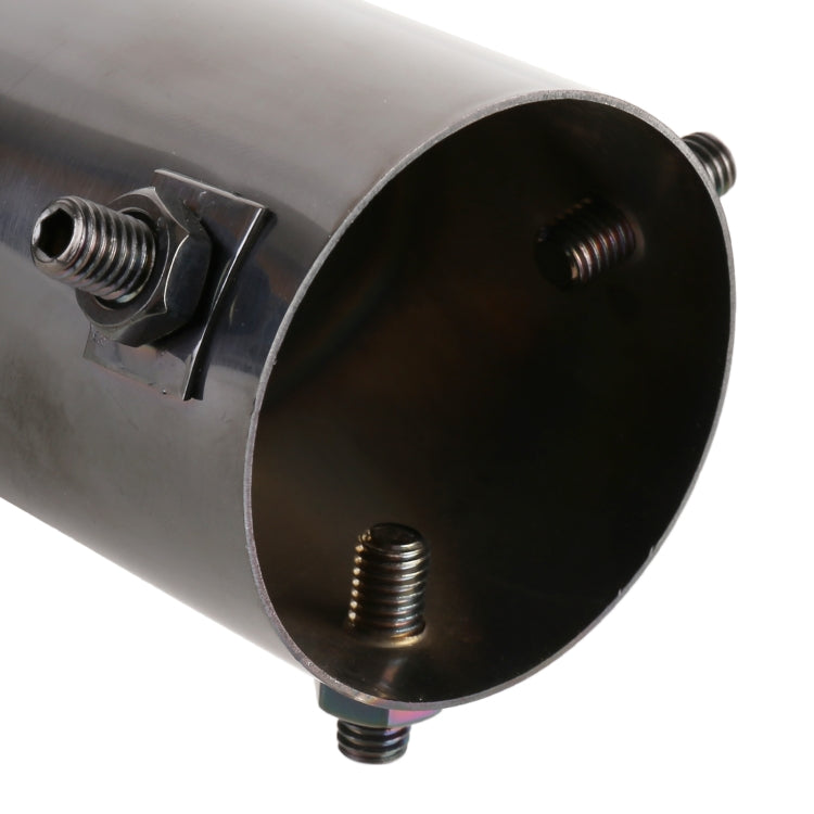 Universal Car Styling Stainless Steel Elbow Exhaust Tail Muffler Tip Pipe, Inside Diameter: 7.2cm, Elbow Inside Diameter: 7.2cm (Grey), Elbow Inside Diameter: 7.2cm (Blue), Elbow Inside Diameter: 7.2cm (Silver)
