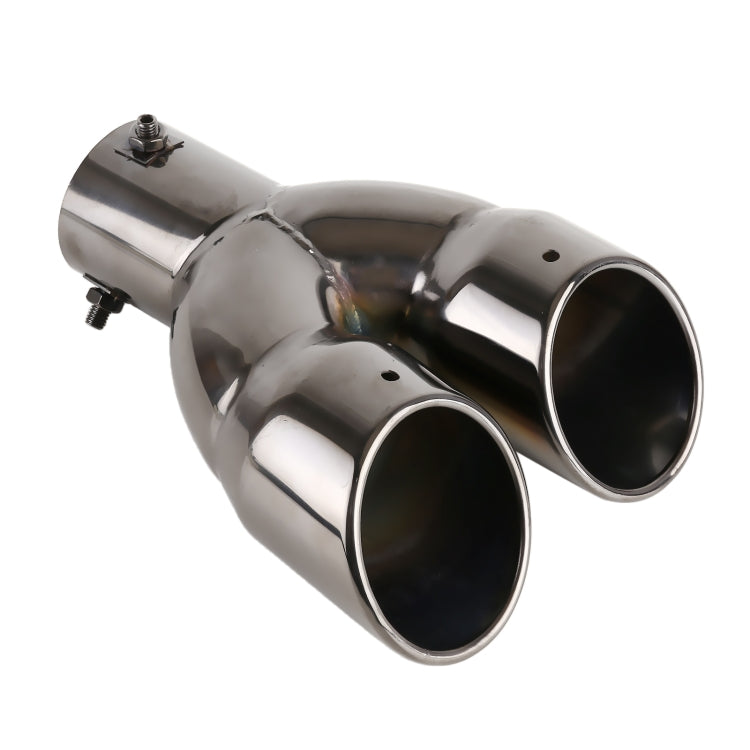Universal Car Styling Stainless Steel Straight Exhaust Tail Muffler Tip Pipe, Inside Diameter: 7.2cm, Straight Inside Diameter: 7.2cm (Grey), Straight Inside Diameter: 7.2cm (Blue), Straight Inside Diameter: 7.2cm(Silver)