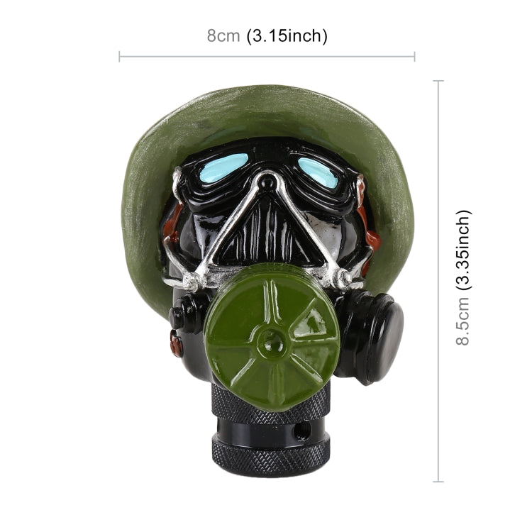 Universal Face Mask Shape Manual or Automatic Gear Shift Knob Fit for All Car, Face Mask Shape Shift Knob Fit