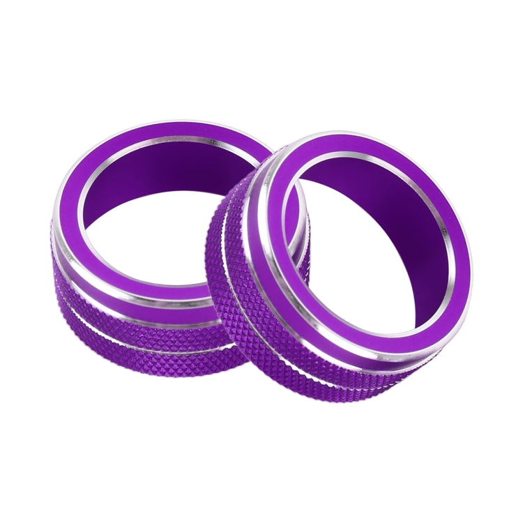2 PCS Car Metal Air Conditioner Knob Case for Toyota Corolla / Levin / Allion / Yaris 2019-2021, For Toyota Corolla (Black), For Toyota Corolla (Blue), For Toyota Corolla (Purple), For Toyota Corolla (Red), For Toyota Corolla (Silver)