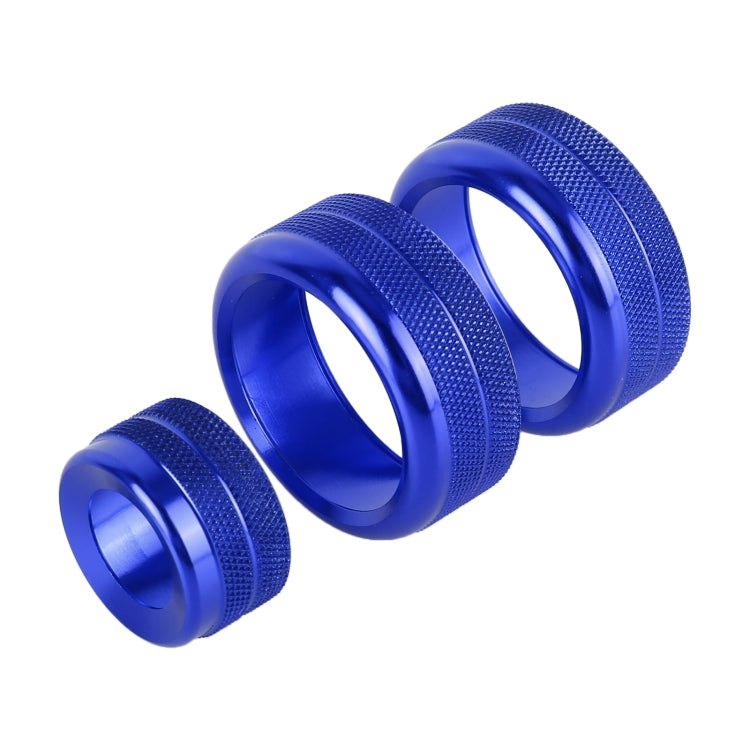 3 PCS Car Metal Air Conditioner Knob Case for BMW X1 / X2 / GT, For BMW X1 / X2 / GT (Blue), For BMW X1 / X2 / GT (Red), For BMW X1 / X2 / GT (Silver)