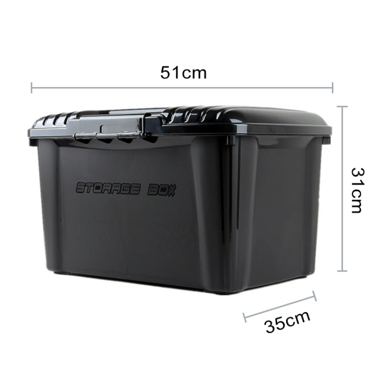 3R-2001 Car / Household Storage Box Sealed Box, Capacity: 40L, 40L (Black), 40L (Pink), 40L (Green), 40L (Blue), 40L (Yellow)