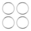 4 PCS / Set Air Conditioning Vent Metal Decorative Ring for Audi A1, For Audi A1