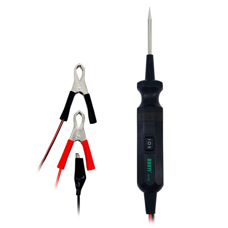 DUOYI DY18 Car Circuit Tester Probe Diagnostic Tool 12V 24V Current Voltmeter, DY18