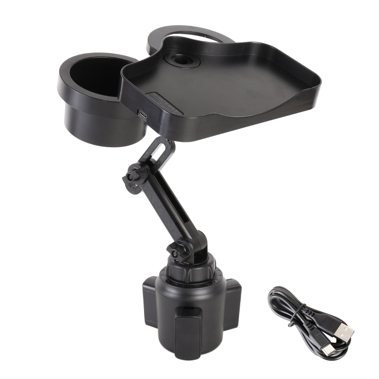 Car Multi-function Water Cup Holder with Wireless Charging Function, with Wireless Charging Function