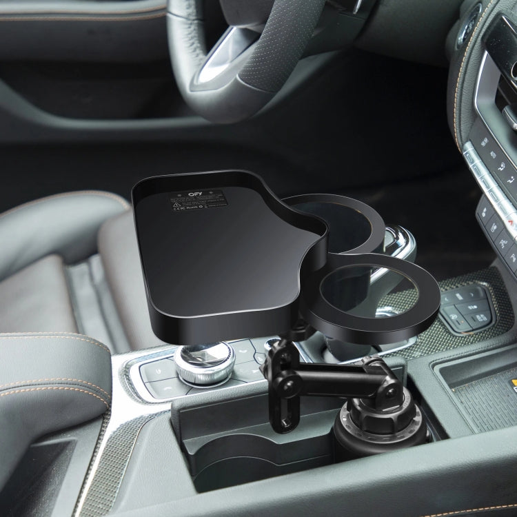 Car Multi-function Water Cup Holder with Wireless Charging Function, with Wireless Charging Function