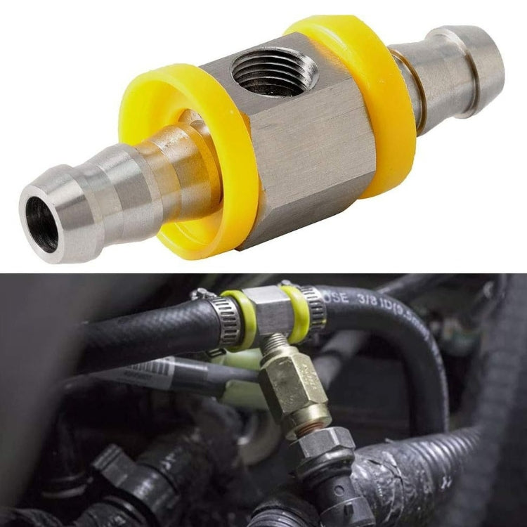 Motorcycle 3/8 inch Fuel Pipe Fuel Pressure Connector, 3/8 inch