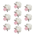 10 PCS B8.4 0.2W DC12V Wedge Instrument Panel COB LED Light Dashboard Gauge Cluster Indicator Lamp Bulb, B8.4 (Ice Blue Light), B8.4 (Blue Light), B8.4 (Pink Light), B8.4 (Green Light), B8.4 (Red Light), B8.4 (White Light), B8.4 (Yellow Light)