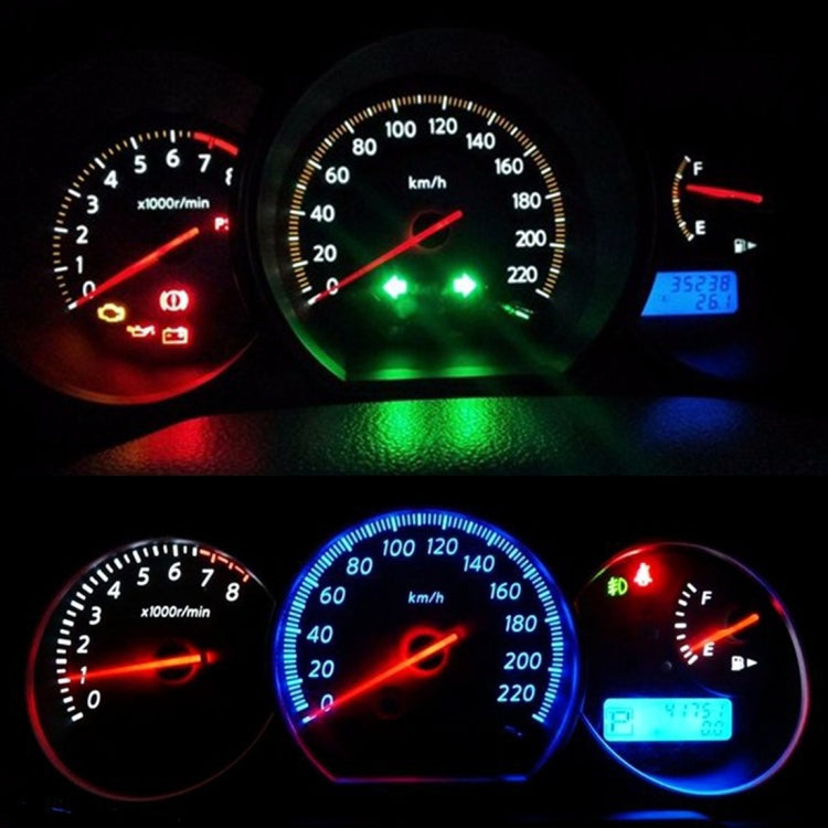10 PCS B8.4 0.2W DC12V Wedge Instrument Panel COB LED Light Dashboard Gauge Cluster Indicator Lamp Bulb, B8.4 (Red Light), B8.4 (White Light), B8.4 (Yellow Light), B8.4 (Pink Light), B8.4 (Green Light)