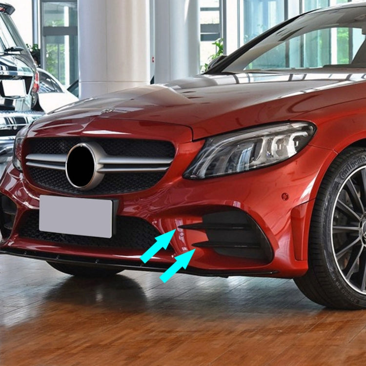 Car Air Inlet Grille Decoration Sticker Strip for Mercedes-Benz C Class C180L/C260L/C300L, Air Inlet Grille For Mercedes-Benz C Class(Black), Air Inlet Grille For Mercedes-Benz C Class(Carbon Fiber Black)