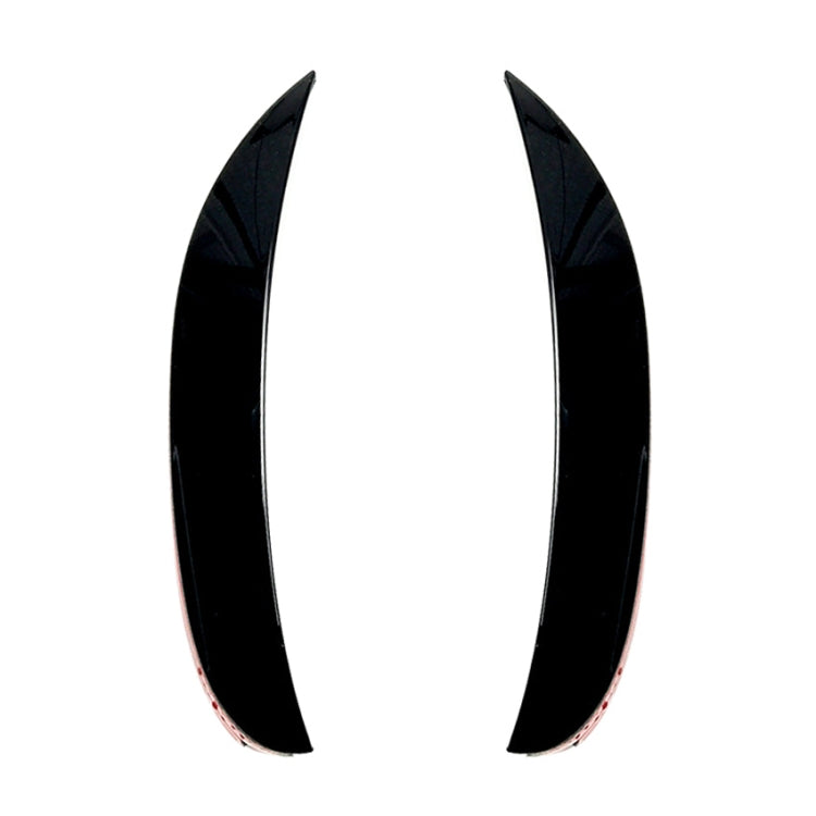 Car Front Wind Knife Decoration Sticker Strip for Mercedes-Benz C Class C180L/C260L/C300L, Front Wind Knife For Mercedes-Benz C Class(Black), Front Wind Knife For Mercedes-Benz C Class(Carbon Fiber Black)