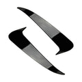 Car Rear Bumper Air Outlet Wind Knife Blade Decoration Sticker Strip for Mercedes-Benz C Class W205, Rear Wind Knife For Mercedes-Benz C Class(Black), Rear Wind Knife For Mercedes-Benz C Class(Carbon Fiber Black)