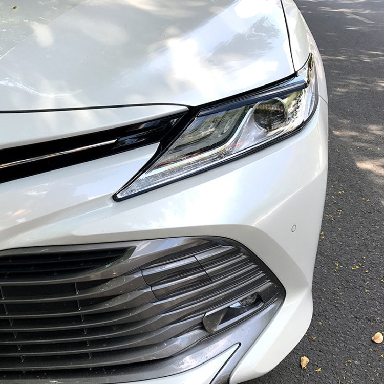 Car Headlight Eyebrow Decoration Sticker for Toyota Camry 2018+, Headlight Eyebrow For Toyota Camry 2018+ (Black), Headlight Eyebrow For Toyota Camry 2018+ (Carbon Fiber Black)