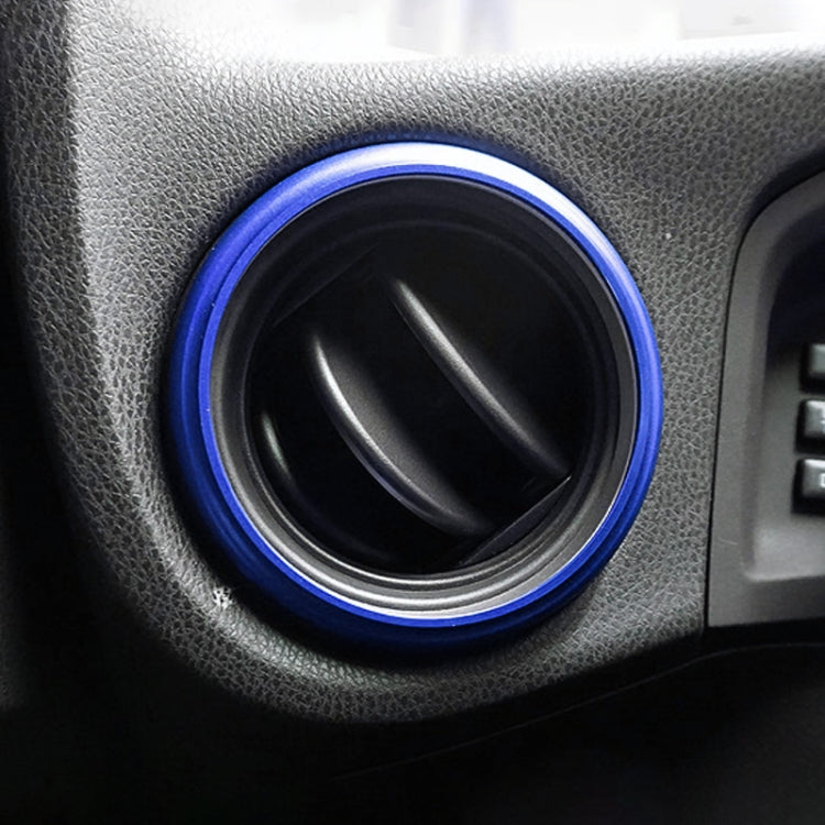 2 PCS Car Air Conditioner Air Outlet Decorative Ring for Subaru BRZ Outback / Toyota 86