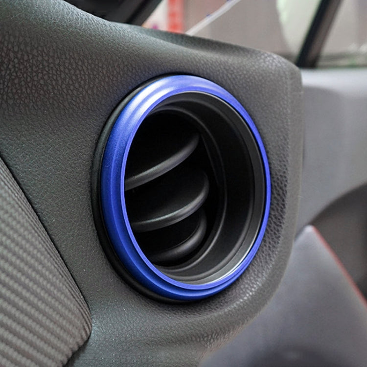 2 PCS Car Air Conditioner Air Outlet Decorative Ring for Subaru BRZ Outback / Toyota 86