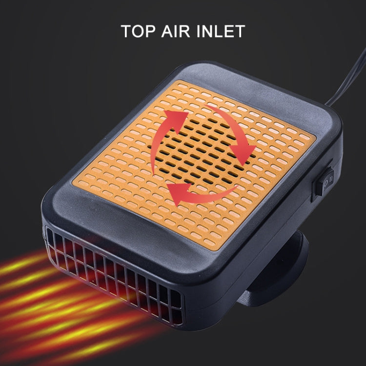 24V Car Hollow Heater Multifunctional Front Windshield Defroster and Demister, 12V (Red)