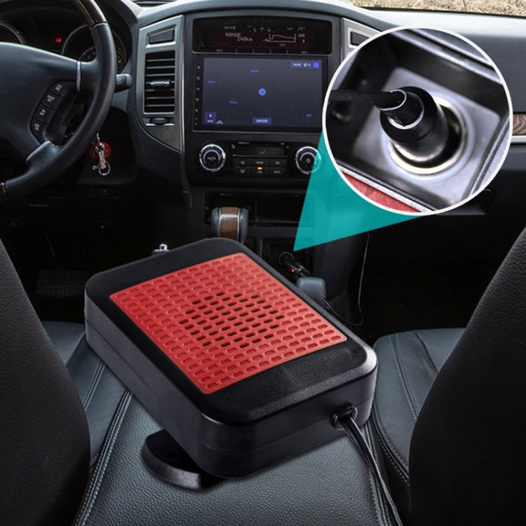 24V Car Hollow Heater Multifunctional Front Windshield Defroster and Demister, 12V (Red)