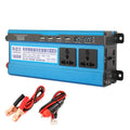 Carmaer 12V to 220V 1600W Three Socket Car Double Digital Display Inverter Household Power Converter, 12V to 220V 1600W