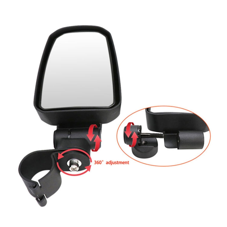Pair All-terrain Vehicles Wide Field View 2.0 inch Rearview Mirror Side Reflector Mirror for UTV / ATV, UTV-23 2.0 inch