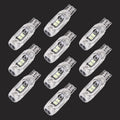 10 PCS T10 DC12V / 1W Car Clearance Light 5LEDs SMD-3030 Lamp Beads, 5LEDs SMD-3030 (Ice Blue Light), 5LEDs SMD-3030 (Blue Light), 5LEDs SMD-3030 (Pink Light), 5LEDs SMD-3030 (Green Light), 5LEDs SMD-3030 (Red Light), 5LEDs SMD-3030 (White Light)      ...
