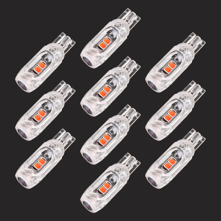 10 PCS T10 DC12V / 1W Car Clearance Light 5LEDs SMD-3030 Lamp Beads, 5LEDs SMD-3030 (Yellow Light), 5LEDs SMD-3030 (Ice Blue Light), 5LEDs SMD-3030 (Blue Light), 5LEDs SMD-3030 (Pink Light), 5LEDs SMD-3030 (Green Light), 5LEDs SMD-3030 (Red Light)     ...