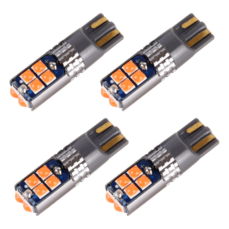 4 PCS T10 DC12V / 2W Car Clearance Light 10LEDs SMD-3030 Lamp Beads, 10LEDs SMD-3030 (Pink Light), 10LEDs SMD-3030 (Green Light), 10LEDs SMD-3030 (Red Light), 10LEDs SMD-3030 (White Light), 10LEDs SMD-3030 (Yellow Light), 10LEDs SMD-3030 (Ice Blue Ligh...