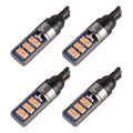 4 PCS T10 DC12V / 4W Car Clearance Light 12LEDs SMD-3030 Lamp Beads, 12LEDs SMD-3030 (Pink Light), 12LEDs SMD-3030 (Green Light), 12LEDs SMD-3030 (Red Light), 12LEDs SMD-3030 (White Light), 12LEDs SMD-3030 (Yellow Light), 12LEDs SMD-3030 (Ice Blue Ligh...
