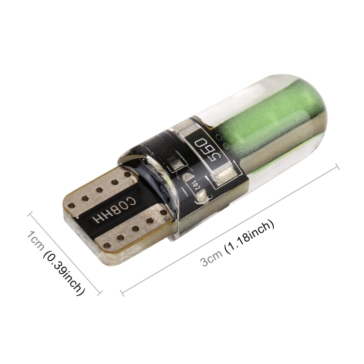 10 PCS T10 DC12V / 1W Car Clearance Light COB Lamp Beads, COB (Ice Blue Light), COB (Blue Light), COB (Pink Light), COB (Green Light), COB (Red Light), COB (White Light), COB (Yellow Light)