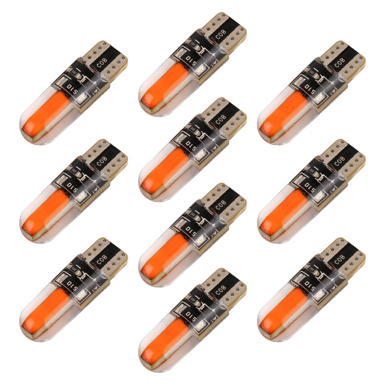 10 PCS T10 DC12V / 1W Car Clearance Light COB Lamp Beads, COB (Red Light), COB (White Light), COB (Yellow Light), COB (Ice Blue Light), COB (Blue Light), COB (Pink Light), COB (Green Light)