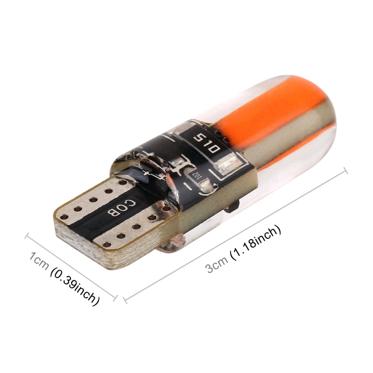 10 PCS T10 DC12V / 1W Car Clearance Light COB Lamp Beads, COB (Red Light), COB (White Light), COB (Yellow Light), COB (Ice Blue Light), COB (Blue Light), COB (Pink Light), COB (Green Light)