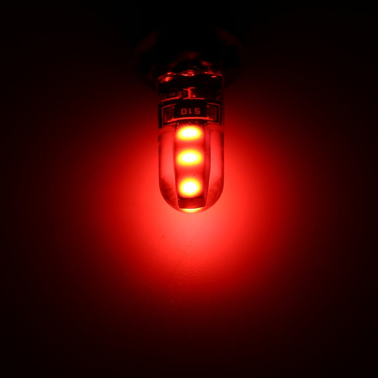 10 PCS T10 DC12V / 1W Car Clearance Light COB Lamp Beads, COB (Red Light), COB (White Light), COB (Yellow Light), COB (Ice Blue Light), COB (Blue Light), COB (Pink Light), COB (Green Light)