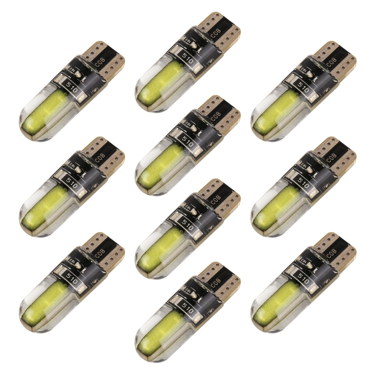 10 PCS T10 DC12V / 1W Car Clearance Light COB Lamp Beads, COB (Red Light), COB (White Light), COB (Yellow Light), COB (Ice Blue Light), COB (Blue Light), COB (Pink Light), COB (Green Light)