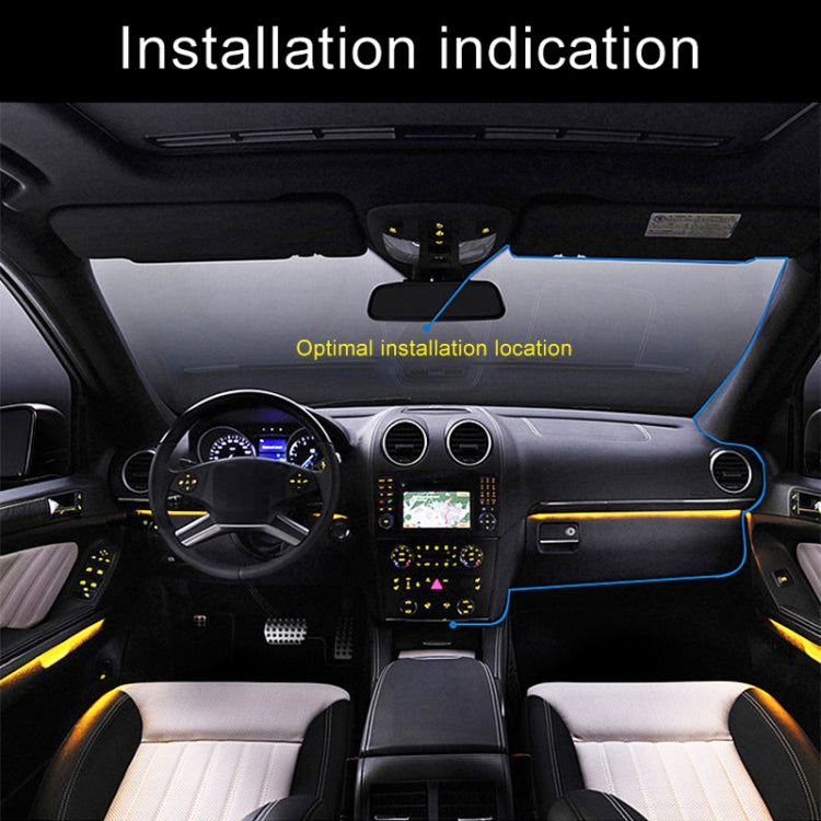 F22 3.16 inch 1080P HD Night Vision WiFi Connected Driving Recorder with In-car View Camera, F22 WiFi with In-car View Camera