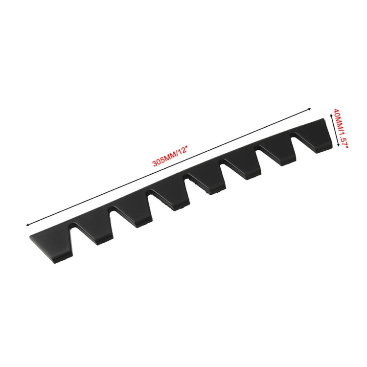 Car Modified Bumper Guard Kit Black, Black