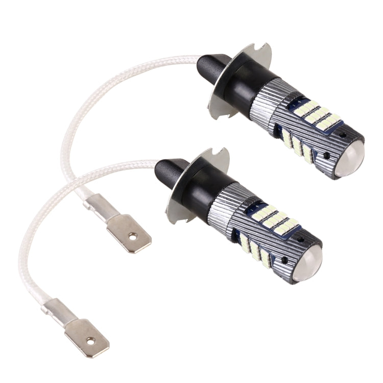 1 Pair H3 DC12V / 5W Car LED Fog Light with 42LEDs SMD-2016 Lamp Beads, H3 (Yellow Light), H3 (White Light)