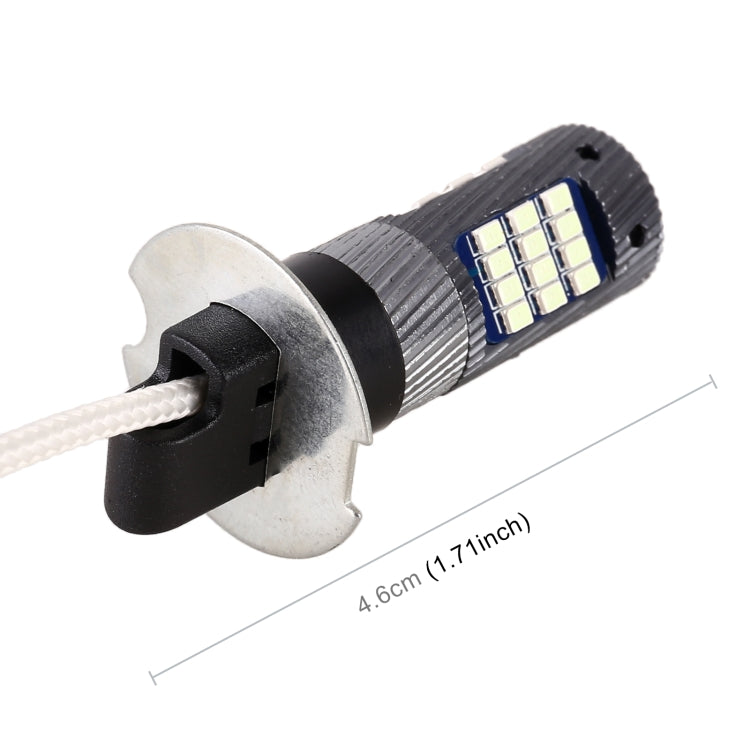 1 Pair H3 DC12V / 5W Car LED Fog Light with 42LEDs SMD-2016 Lamp Beads, H3 (Yellow Light), H3 (White Light)