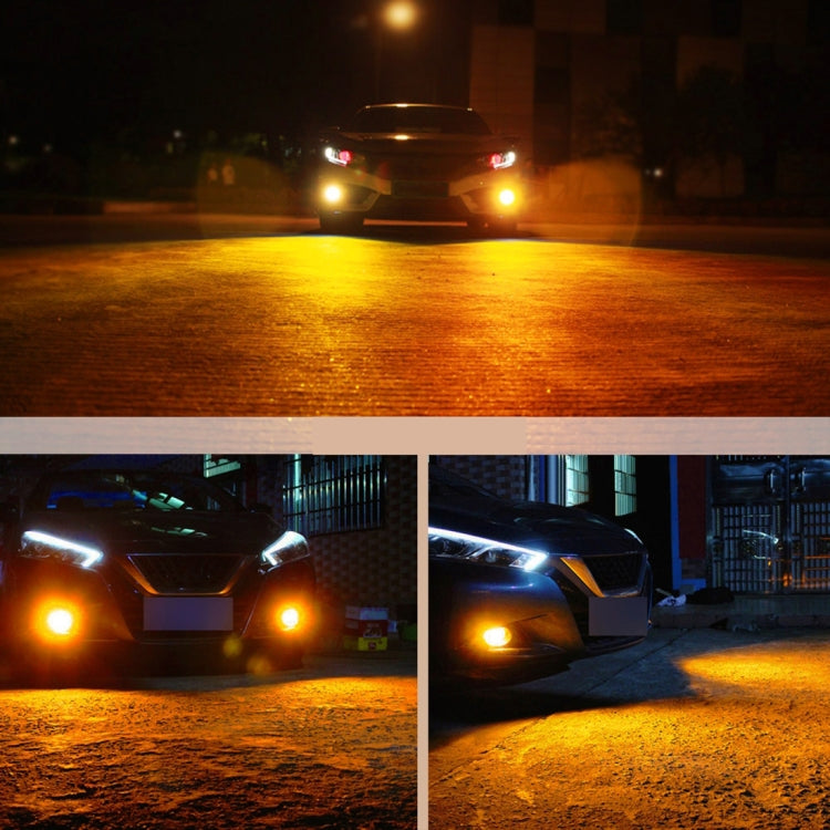 1 Pair H3 DC12V / 5W Car LED Fog Light with 42LEDs SMD-2016 Lamp Beads, H3 (Yellow Light), H3 (White Light)