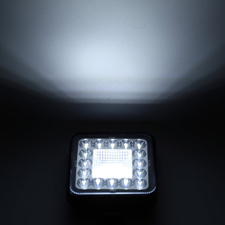 Car Square Work Light with 32LEDs SMD-2835 Lamp Beads, Square 32 2835 Lamp Beads