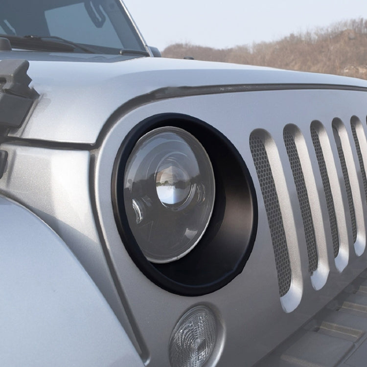 Car Headlight Lampshade for Jeep Wrangler JK 2007-2017, Paste Style, Paste Style