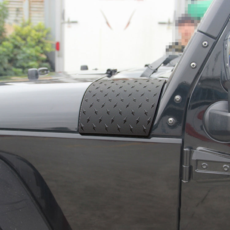 Car A-pillar Wrap Angle Cover for Jeep Wrangler JK 2007-2017, A-pillar