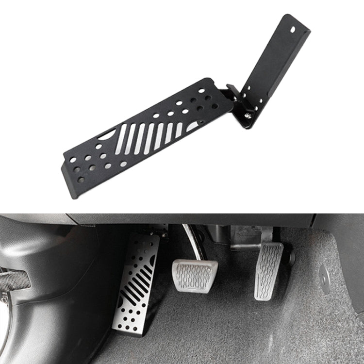 Car Modification Straight Metal Left Foot Rest Pedal for Jeep Wrangler JL 2018-2019, For Jeep Wrangler JL 2018-2019 Straight Style