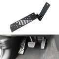 Car Modification Straight Metal Left Foot Rest Pedal for Jeep Wrangler JL 2018-2019, For Jeep Wrangler JL 2018-2019 Straight Style